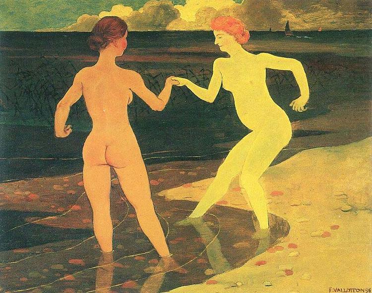 Felix Vallotton The Mistress and the Servant, china oil painting image